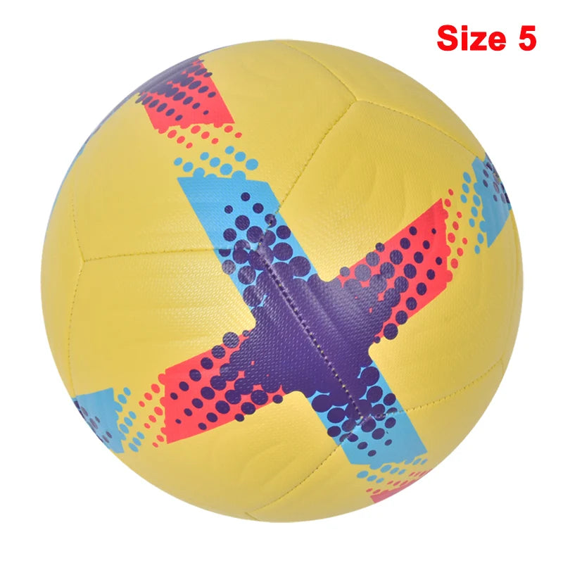 Standard Size 5 Soccer Balls Team Match Group Training PU High Quality Footballs Outdoor Football for Men Women Futbol Futebol