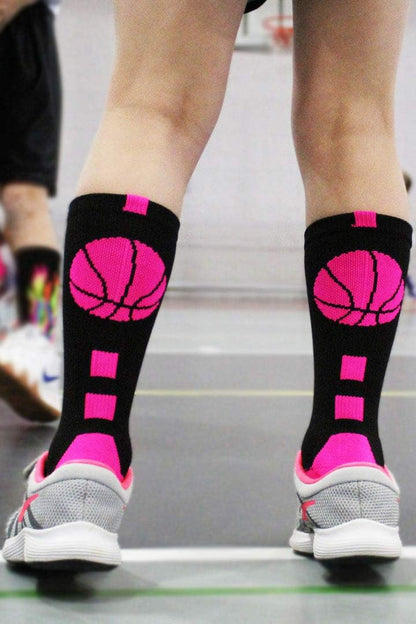 Basketball Socks for Boys Girls - Athletic Crew Socks - Youth and Adult Sizes